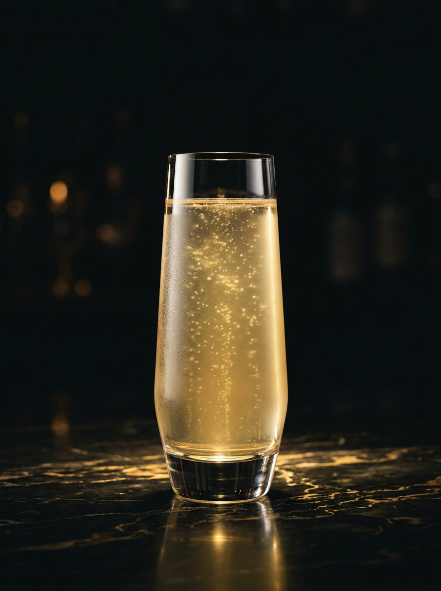 French 95 Schaumwein / Champagne Cocktail Rezept – Cocktail Compass