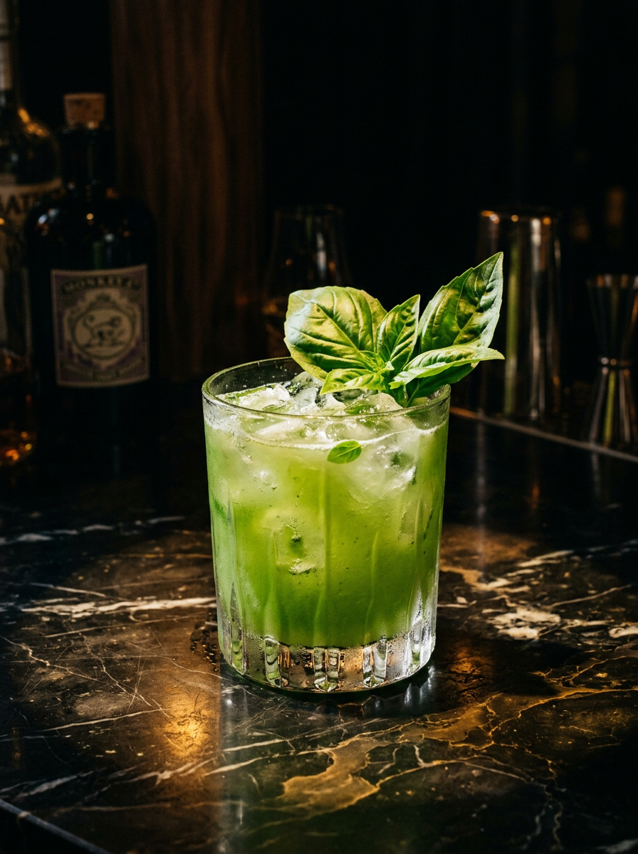 Gin Basil Smash Cocktail – Cocktail Compass