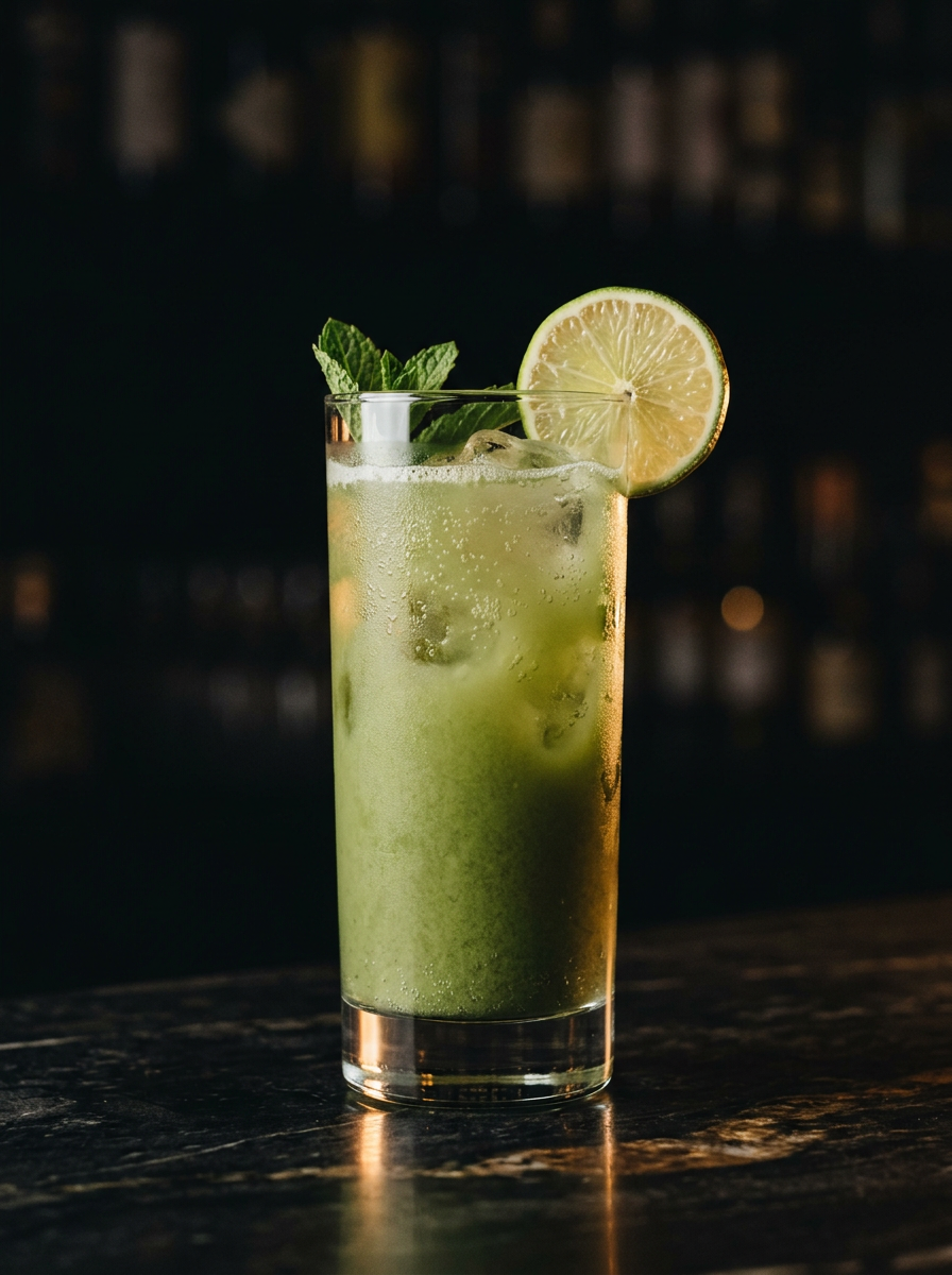 Matcha Tonic Cocktail – Cocktail Compass