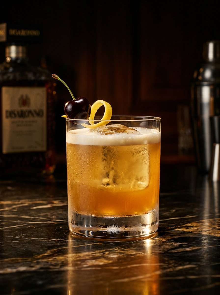 Amaretto Sour (Morgenthaler) Cream / Likör Cocktail Rezept – Cocktail Compass