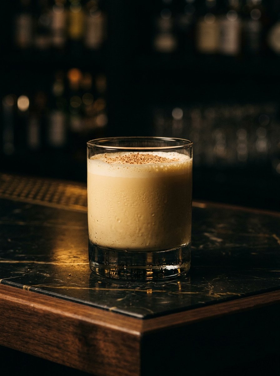 Baltimore Eggnog Bourbon / Rum Cocktail Rezept – Cocktail Compass