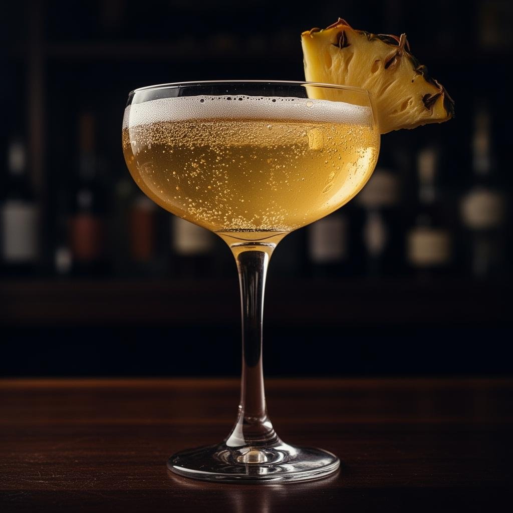 Barracuda Rum / Champagne Cocktail Rezept – Cocktail Compass