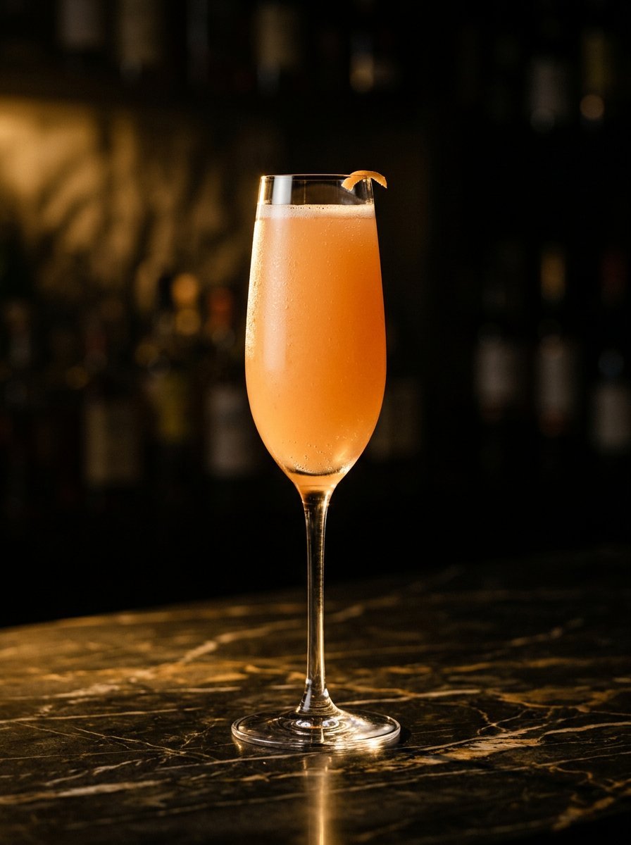 Bellini Schaumwein / Champagne Cocktail Rezept – Cocktail Compass
