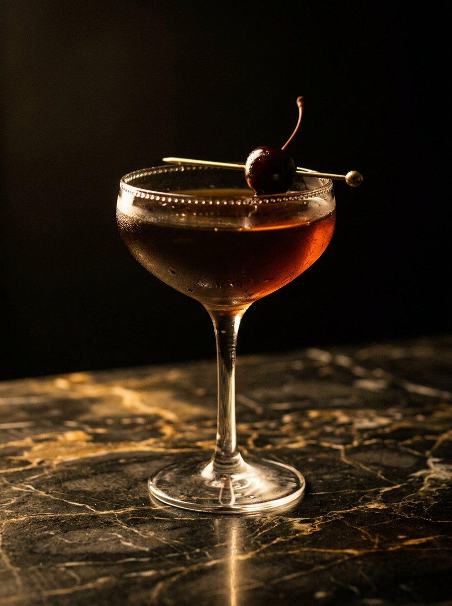 Black Manhattan Rye Whiskey Cocktail Rezept – Cocktail Compass