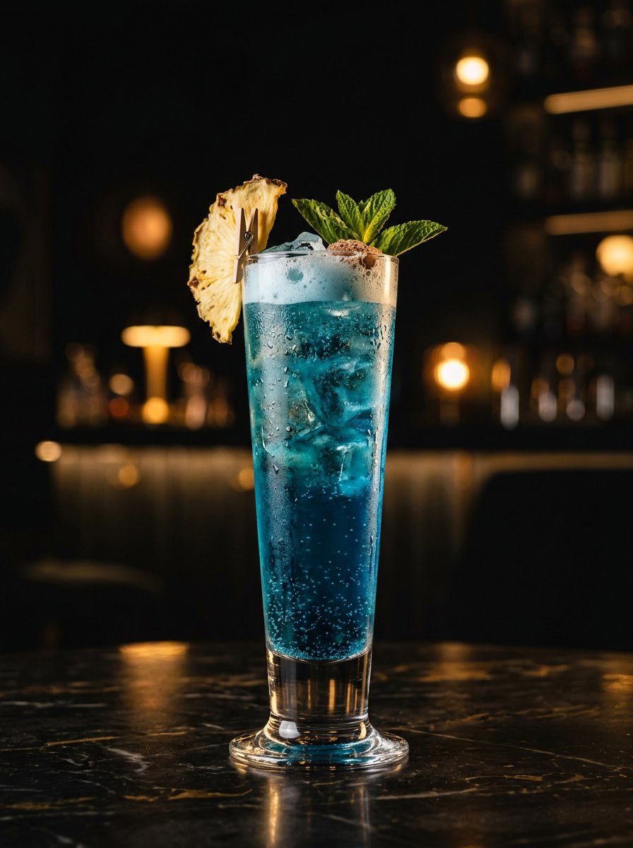 Blauer Kapitän Alkoholfrei Cocktail Rezept – Cocktail Compass