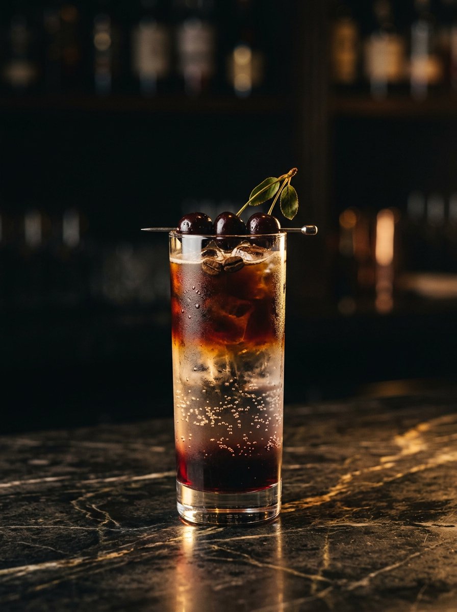 Cherry Espresso Tonic Espresso / Kaffee Cocktail Rezept – Cocktail Compass