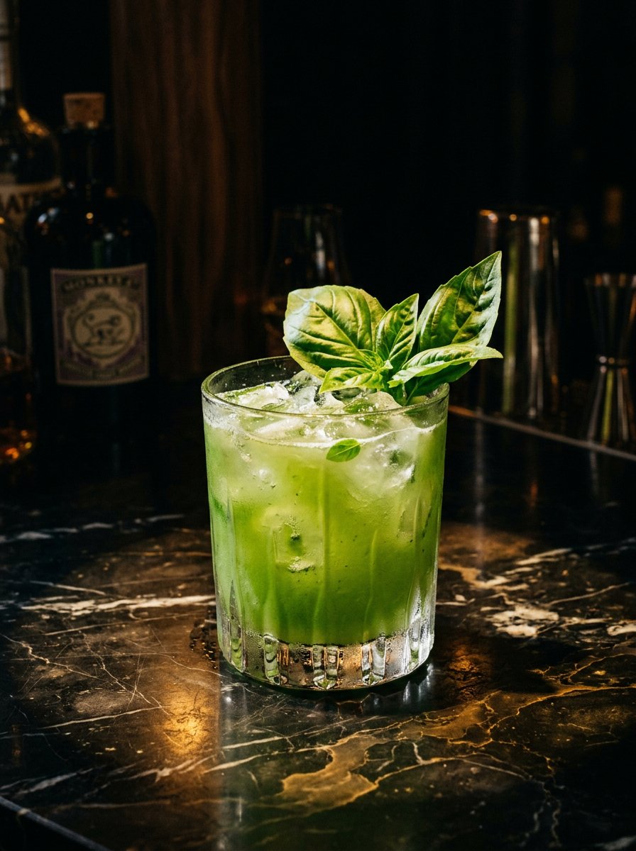 Gin Basil Smash Cocktail Rezept – Cocktail Compass