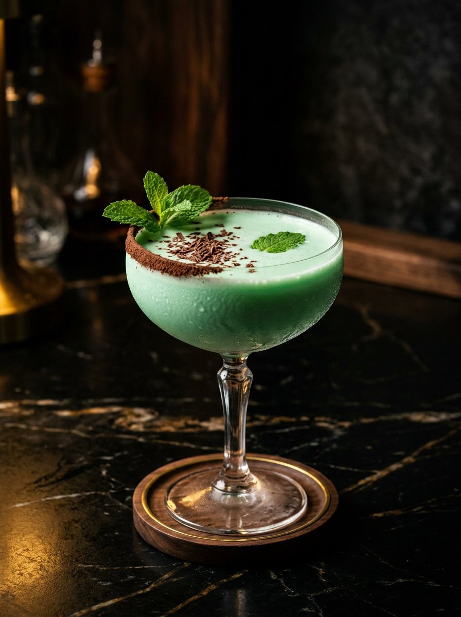 Grasshopper Cream / Likör Cocktail Rezept – Cocktail Compass