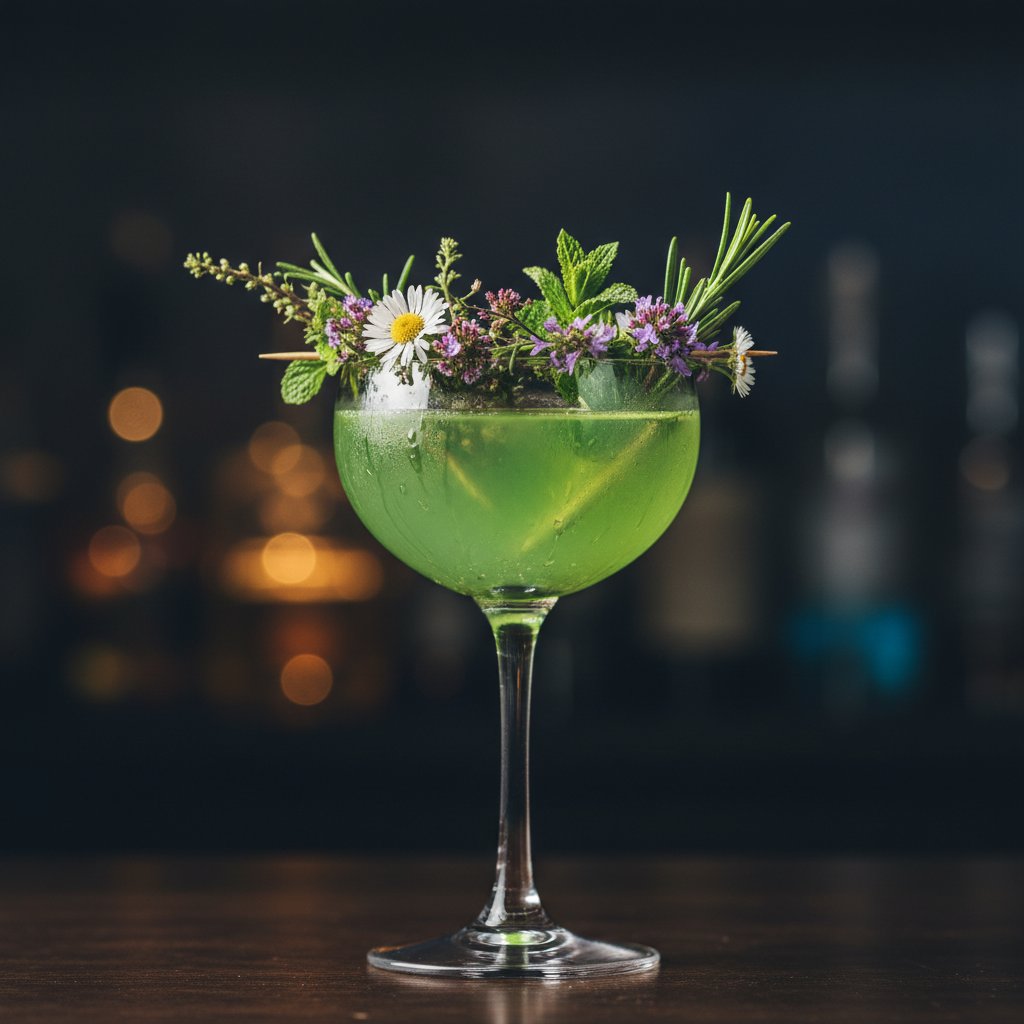 Grüne Wiese Curaçao Cocktail Rezept – Cocktail Compass