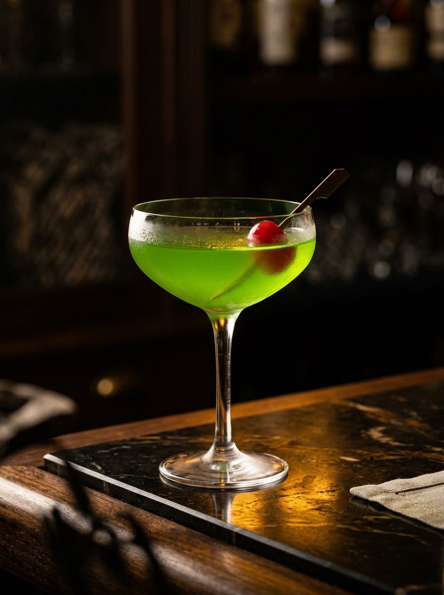 Japanese Slipper Cream / Likör Cocktail Rezept – Cocktail Compass