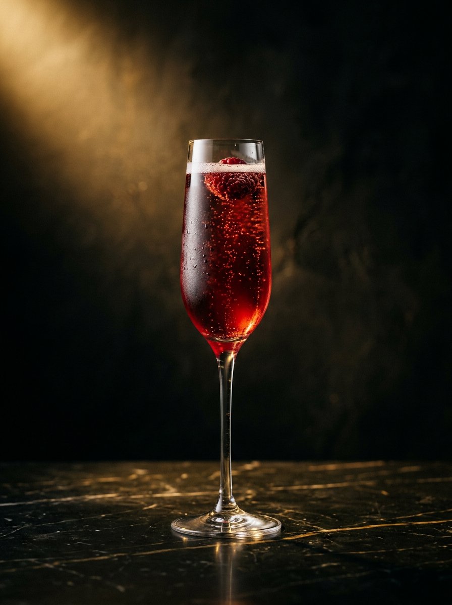Kir Royale Schaumwein / Champagne Cocktail Rezept – Cocktail Compass