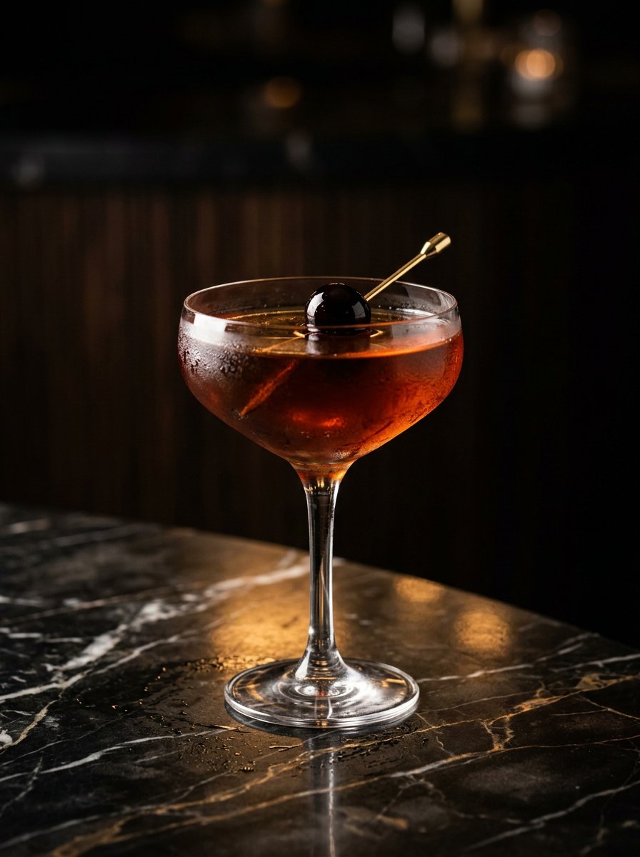 Manhattan Rye Whiskey Cocktail Rezept – Cocktail Compass