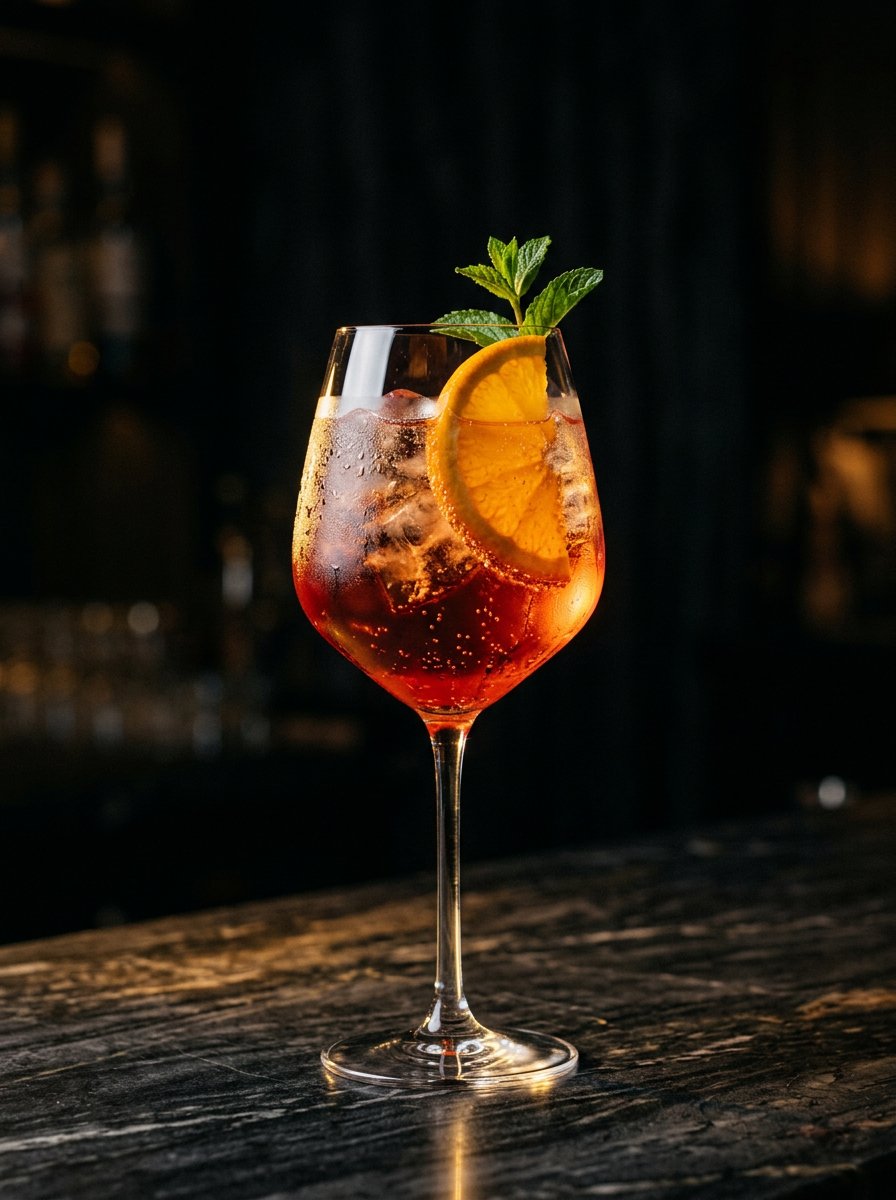 MARTINI Fiero Spritz Martini Fiero (Vermouth) Cocktail Rezept – Cocktail Compass