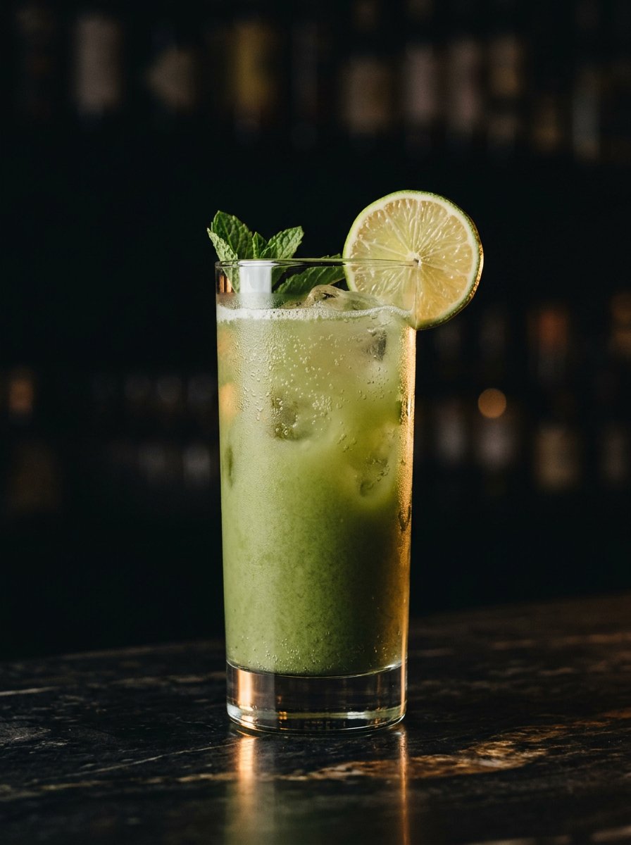 Matcha Tonic Cocktail Rezept – Cocktail Compass
