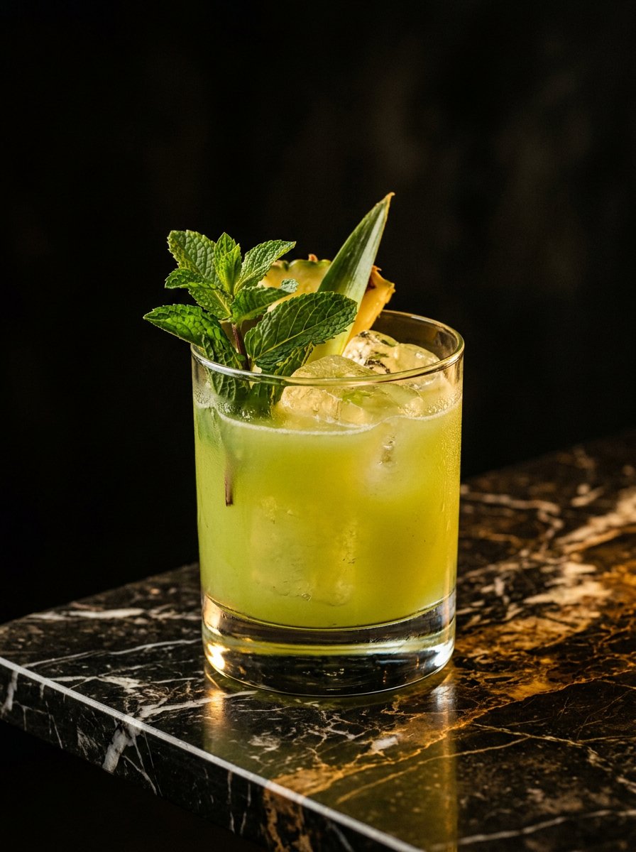 Piña Verde Chartreuse / Kräuterlikör Cocktail Rezept – Cocktail Compass