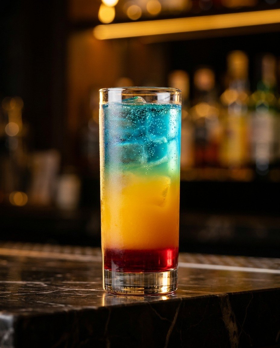 Rainbow Cocktail Alkoholfrei Cocktail Rezept – Cocktail Compass