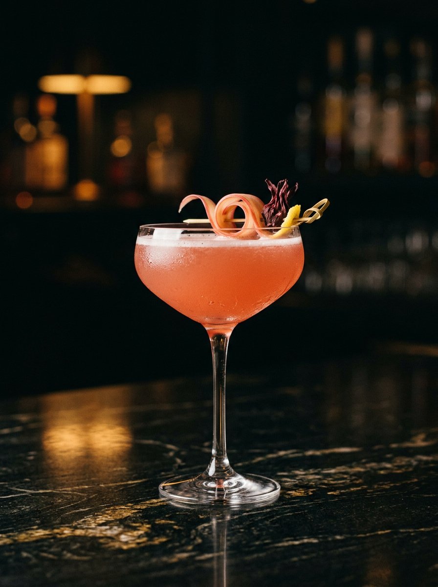 Rhubarb Wonder Gin Cocktail Rezept – Cocktail Compass