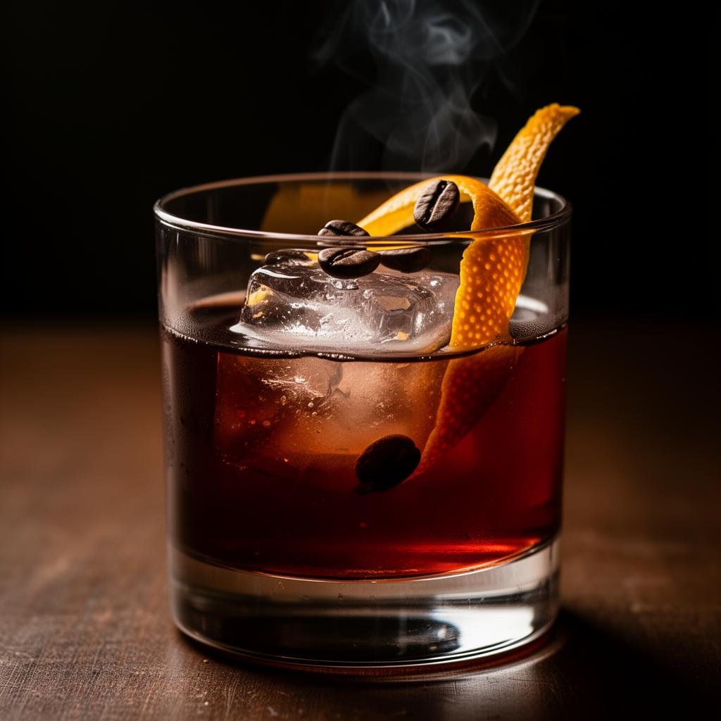 Smoked Coffee Negroni Tequila / Mezcal Cocktail Rezept – Cocktail Compass