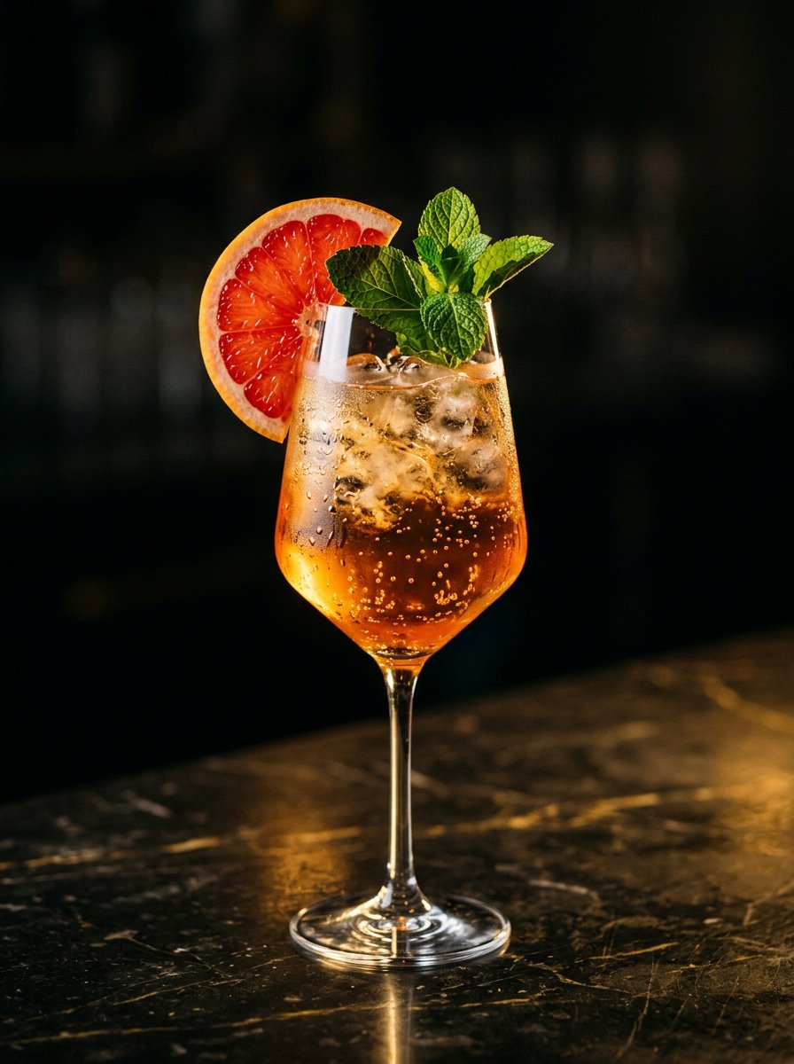 Solamente Spritz Aperitif / Vermouth Cocktail Rezept – Cocktail Compass