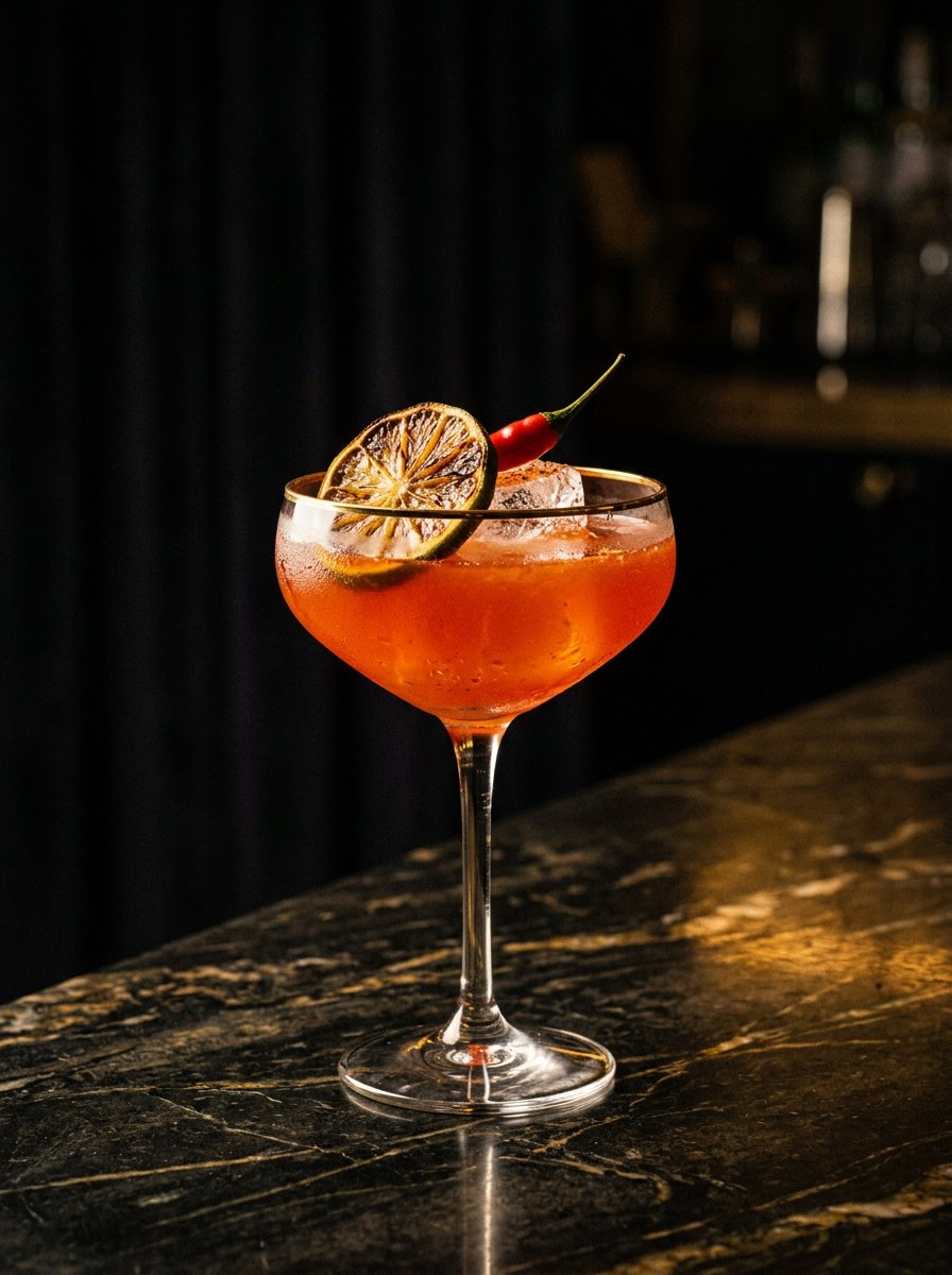 Spicy Dead Lady Tequila / Mezcal Cocktail Rezept – Cocktail Compass