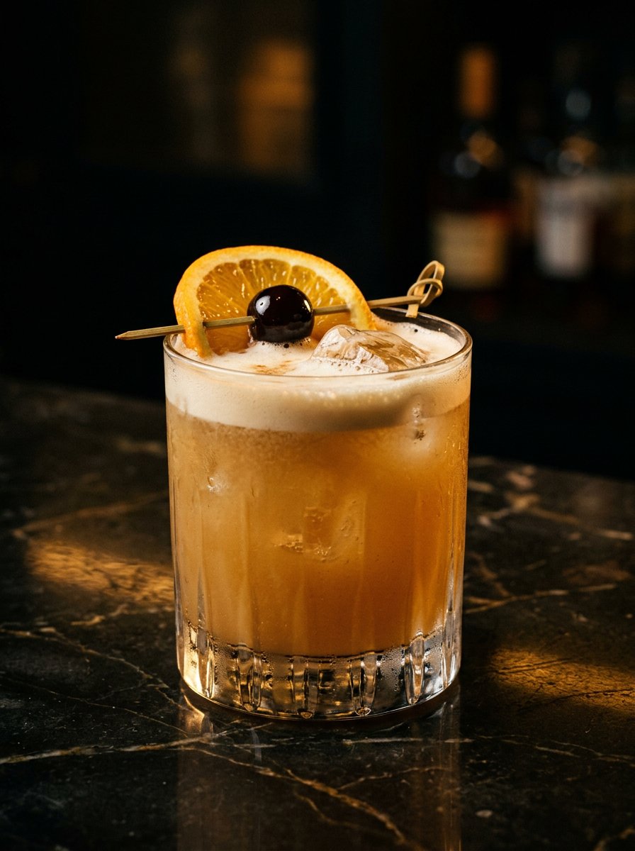 Whiskey Sour Bourbon Cocktail Rezept – Cocktail Compass