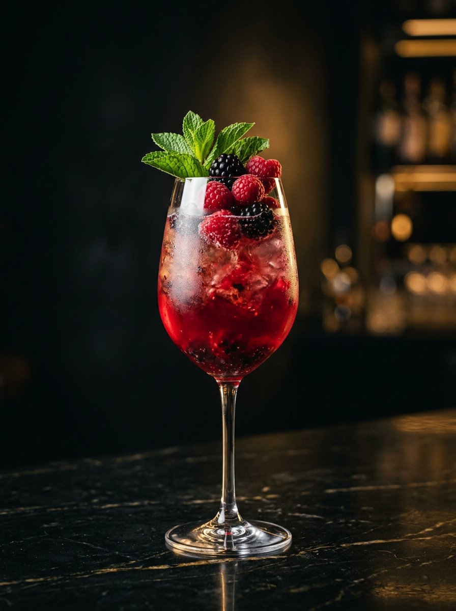 Wine Berry Rotwein Cocktail Rezept – Cocktail Compass